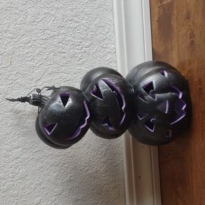 3 stack Halloween pumpkin